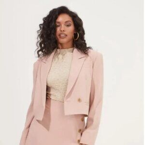 ASTR The Label Woodbury Blazer&Skirt Blush Set